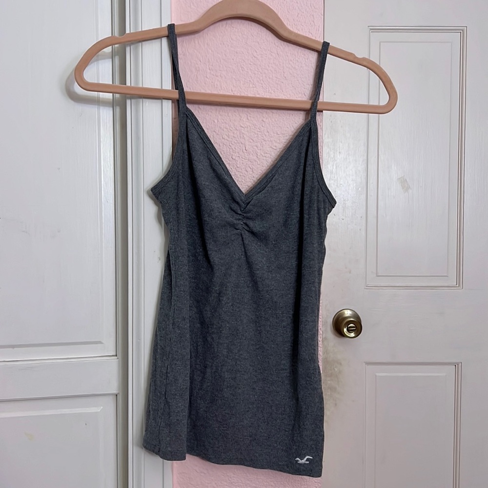 Grey hollister cami